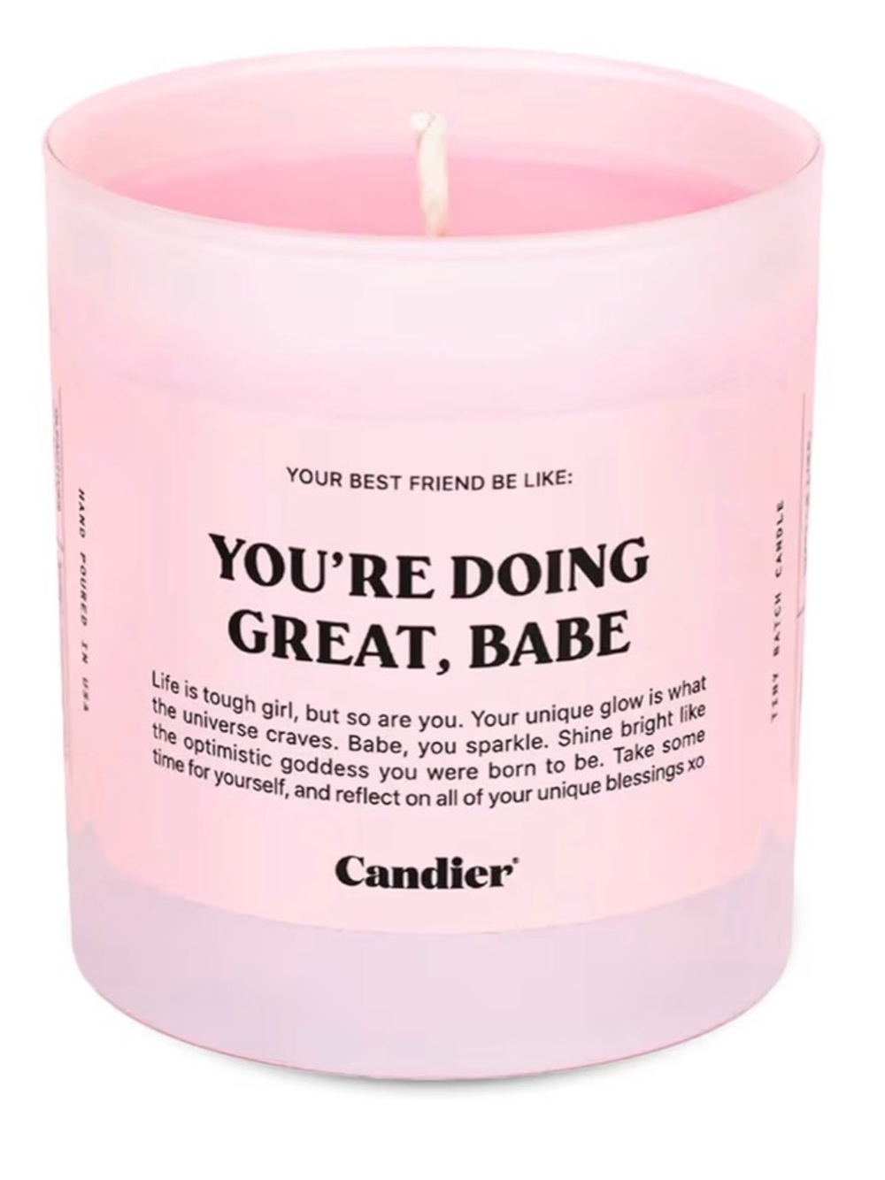 Ryan Porter “You’RE Doing Great, Babe” Candle - 100% Natural & Vegan 9 oz
